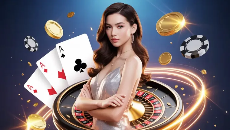 9awin welcome bonus offer with golden coins and casino chips